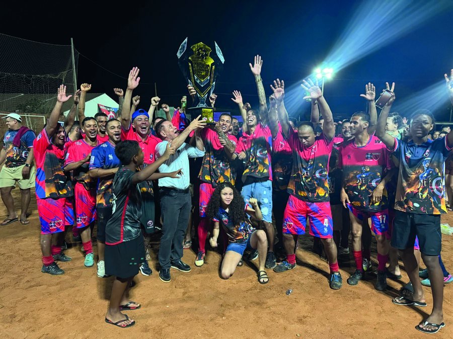 Time campeão de futebol amador